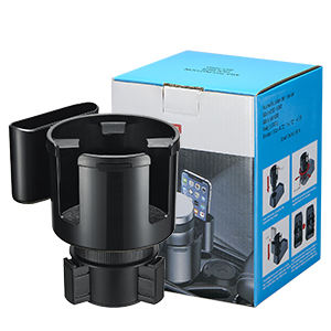 Hengwei SD-1050 Adjustable Car Cup Holder Expander Adapter with Removable Phone Holder - 2-in-1 Univ