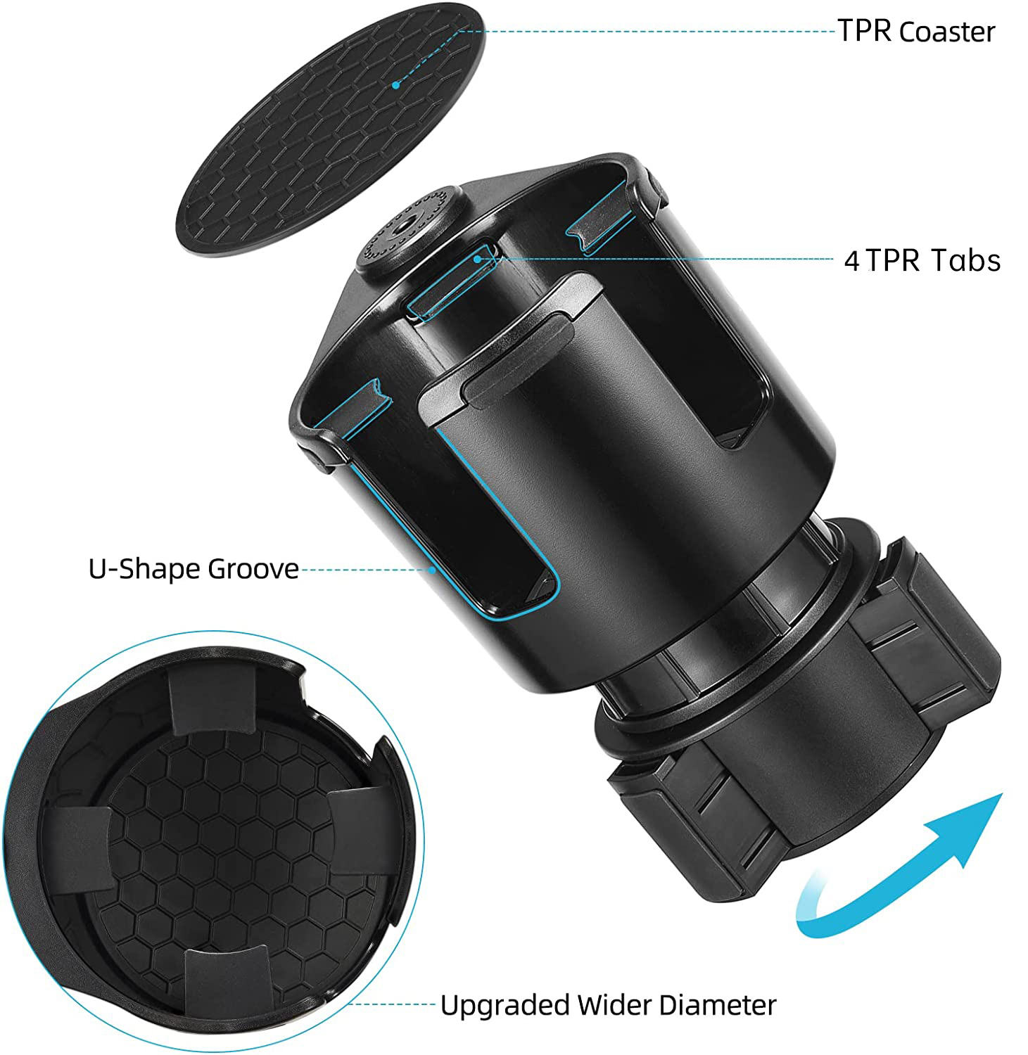 Car Cup Holder Guide | Shunwei SD-1049 | Haval H9 2025, BMW E30, W124 Accessories